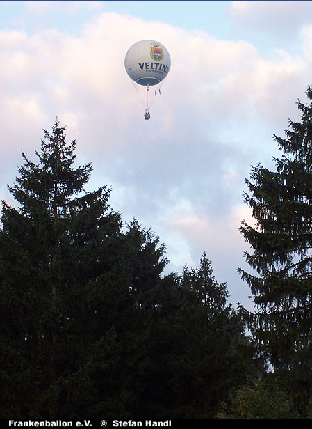 Jungfernfahrt des Gasballones D-Pirat