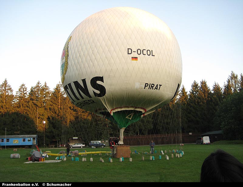 Vereinsballonfahrt mit dem Gasballon D-OCOL