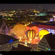 Ballonglühen auf der Blauen Nacht 2009 in Nürnberg