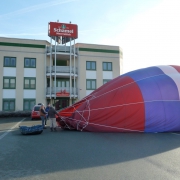 Ballonfahrt mit Landung bei der Firma Schamel