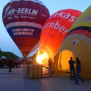 Ballonglühen am Nürnberger Frühlingsfest 2014