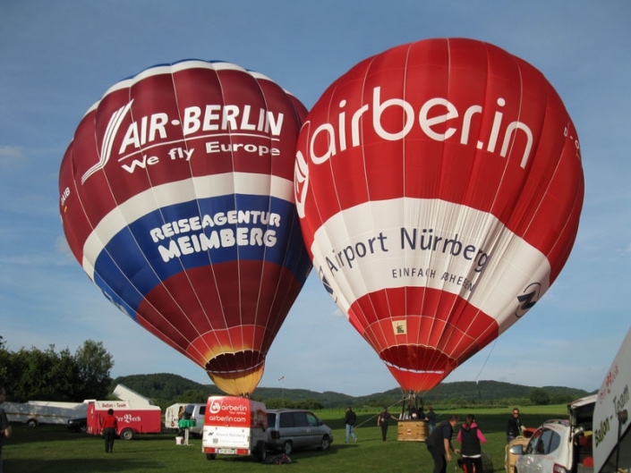 Taufe des Air-Berlin-Ballons
