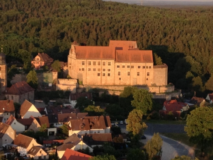 Burg Cadolzburg aus dem Ballonkorb